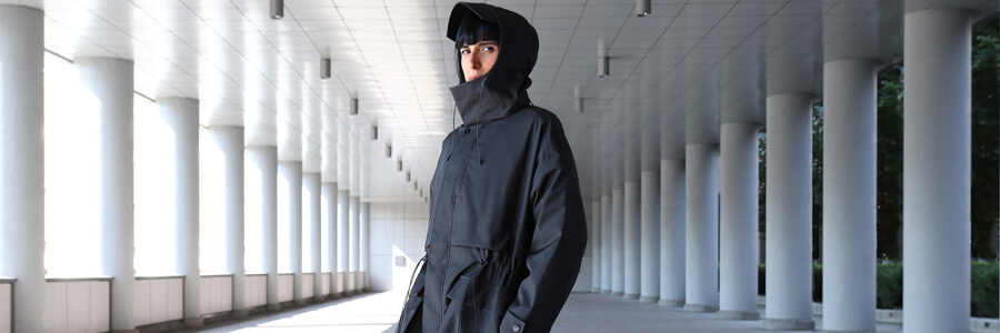 Agogic Always be prepared as there is no such thing as bad weather trench coat